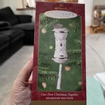Hallmark Ornament Vintage 2000 Capsule Top Screws Off Keep Things. Fixed Price $18.23.