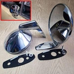 For 1967-1968 Chrysler Newport Chrome Round Sideview Mirrors Alloy Pair Custom. Fixed Price $129.89.