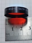 Nm 1" Optical Filter LL-650-F 047W Spectra-physics Corion. Fixed Price $69.00.