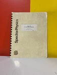 Spectra-physics 0000-0614 314 Laser Water Conditioner Instruction Manual. Fixed Price $69.99.