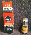 Vintage Rca 1P28-A Radiotron Electron Tube Usa Nib. Fixed Price $9.95.