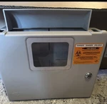 Pack Medline Wall Mount Locking Cabinet For Quart Sharps Container MDS707953. Fixed Price $50.00.