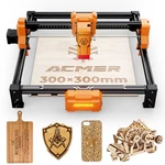 Acmer S2 Laser Engraver 4W Engraving Machine For Wood Paper Acrylic 300*300MM. Fixed Price $149.00.