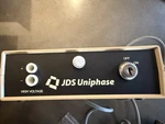 Jds Uniphase Laser Model 1108 With 1205-1 Power Supply Tested And Working. Fixed Price $350.00.