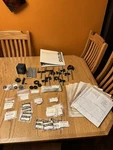 Large Lot (74) Melles Griot Filters Lenses Binder Holders. Fixed Price $599.99.