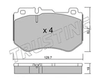 Trusting 1042.0 Brake Pad Set, Disc For Mercedes-benz. Fixed Price $82.74.