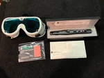 Newport / Focus Measuring Laser Power Meter Plus Goggles And Detector Card. Fixed Price $150.00.