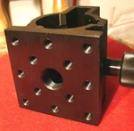 Melles Griot 07DSR511 M6 40MM Optical Rod Clamp Carrier With Gear - 65MM Sqr Mnt. Fixed Price $89.00.
