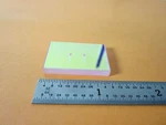 Optical Melles Griot Coated Filter Plate With Holes Laser Optics BIN#E3-37. Fixed Price $49.00.