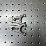 Newport 9916 Clamping Fork, 1.0 In. Diameter Pedestals Lot Of 2. Fixed Price $30.00.