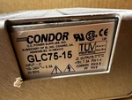 Condor Dc Power Supply GLC75-15. Fixed Price $25.00.