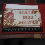 Boston High Pirates-- Booster Plate #op/hp. Fixed Price $60.00.