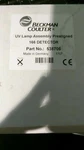 Beckman Coulter Uv Lamp Assembly Prealigned 166 Detector Part No: 538706 !22. Fixed Price $335.00.