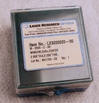 Laser Research W-2020-Z-AR Znse Window 2.000 X .200. Fixed Price $279.99.