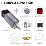 80W Laser Head 450NM Ttl Module For Engraving Cutting 12V. Fixed Price $141.41.