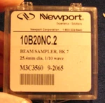 Newport 10B20NC.2 - Laser Beam Sampler, Ultrafast, 1" Diameter, 3.0 Mm Thick. Fixed Price $99.00.