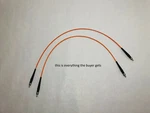 Two 600UM Optical Fiber Cables That Fit Ocean Optics Spectrometers & Many Others. Fixed Price $119.99.