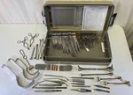 94 Piece Global Konig Fisherman Major Abdominal Instrument Set W/ Case General. Fixed Price $1350.00.
