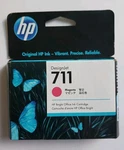 Genuine Hewlett Packard Hp 711 Magenta Design Jet Ink Cartridge, CZ131A, 01/2021. Fixed Price $11.99.
