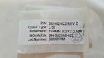 Hoya Glass Type L-39 , 19.4MM Square X 2.0MM P/n: 344-332992-022 ( Lot Of ). Fixed Price $35.00.
