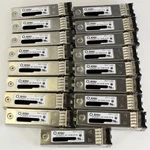 Lot Of 17 Jdsu PLRXPL-VC-SH4-23-N 8G Sfp+ 850NM Transceiver Module. Fixed Price $100.00.