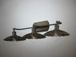 Golden Lighting Clemence 30.88 In. 3-LIGHT Dark Rust Vanity 3124-BA3 Dr. Fixed Price $170.98.