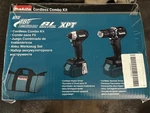 Makita CX205RB 18V Lxt Brushless Drill & Impact Li-ion Batteries. Fixed Price $250.00.