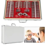 266PCS Optical Optometry Trial Lens Set Metal Rim Aluminum Case Box. Fixed Price $191.85.