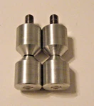 Davis 1"-TWO Hole PIN-6061 Aluminium- 3/8-16 Stainless Steel Threaded Rod. Fixed Price $19.99.
