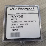 Newport #FSQ-ND01, Metallic Filter, 50.8X50.8 Mm, 0.1 Od At 632.8 Nm. Fixed Price $80.00.