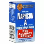 Alcon Naphcon Eye Drops Itching & Redness Reliever Antihistamine 0.5OZ 6 Pack. Fixed Price $60.95.