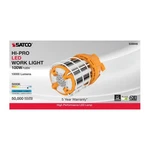 Satco S38946 100W Led Work Light -hi-lumen Hi-bay Caged Lamp 5000K Plug & Hook. Fixed Price $142.80.