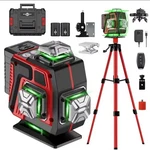 16 Line 4D Green Laser Self Leveling 360 Rechargeable 4800MAH Remote Kit. Fixed Price $120.00.