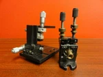Newport HVM-.5 Vertical Drive Kinematic Mirror Mount W/ Linear Slide Base Unit. Fixed Price $65.00.