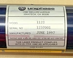Jds Uniphase 1103P-3325 Helium Neon Laser Head Fully Operational (no Supply). Fixed Price $199.95.
