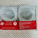 Led Mesh Rope Micro Lights White Battery Operated Dt Christmas Decor Lot Of 8. Fixed Price $15.00.