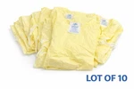 Medline Isolation Gown Level Aami PB70 Yellow One Size Lot Of 10 MDT011207. Fixed Price $28.50.