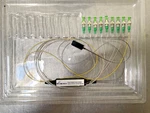 Optinetrics Planar Optical Power Splitter POPS-0-070102-1X8-N35-W0-D04. Fixed Price $359.99.