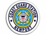 10CM Car Decal Sticker Colour Uscg Coast Guard Station Newport F3231. Fixed Price $9.53.