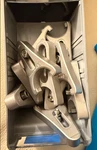 New Focus 9916 Clamping Fork, 1.0 In. Diameter Pedestals, Captive 1/4-20 Screw. Fixed Price $100.00.