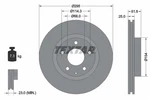 Textar 92267603 Brake Disc For Mazda, (changanese). Fixed Price $93.08.