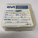 New Cvi Laser Window 2"DIA X 3/8"THK F=inf Coated R799% 532NM 1.064M. Fixed Price $137.65.