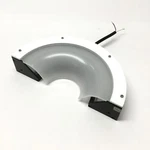 Machine Vision OPT-RIC18045-IP-W Led Half Right Light, White, 180MM, 24VDC. Fixed Price $125.00.
