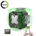 Huepar Lcd Display Cross Line Laser Level Green Beam Bluetooth Remote Control. Fixed Price $151.99.