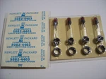 Early Vintage Hewlett Packard 5082-4403 T1-3/4 Leds, Pieces Carded With Mounts. Fixed Price $15.85.