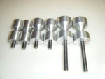 Davis 1"-1 1/4"-1 1/2"-TWO Hole PIN-6061 Aluminium 3/8-16 Combo Set. Fixed Price $79.99.