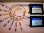 Qty (2) WA35LX0203SL0LU Global Opticom Luxn 2X3 Tree Couplers Nos. Fixed Price $49.99.