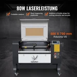 Sihao 80W CO2 Laser Engraver Engraving Cutting Machine 50X70CM Lightburn Ruida. Fixed Price $2699.99.