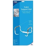 Carex Health Brands White Toilet Safety Bar Aluminum/plastic 11 In. 21. Fixed Price $34.95.