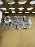 New Lot Of 8 Hamamatsu Pmt Sockets / Bases 14-PIN Glass. Fixed Price $107.10.